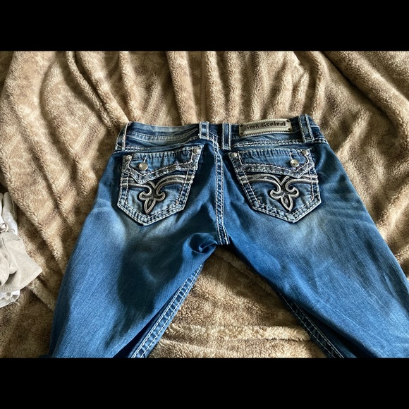 Rock revival cropped jeans - Picture 1 of 7